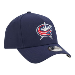 Columbus Blue Jackets - New Era Youth 9FORTY A-Frame Adjustable Hat Navy