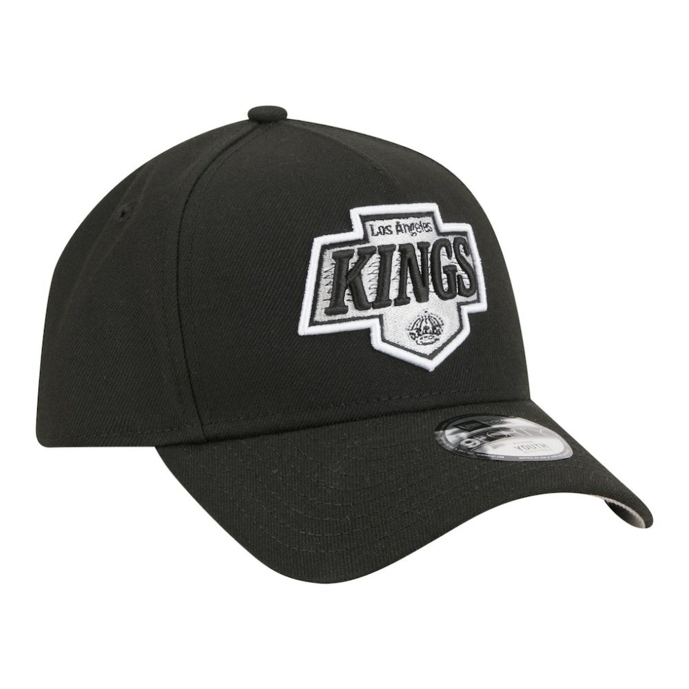 Los Angeles Kings - New Era Youth 9FORTY A-Frame Adjustable Hat Black
