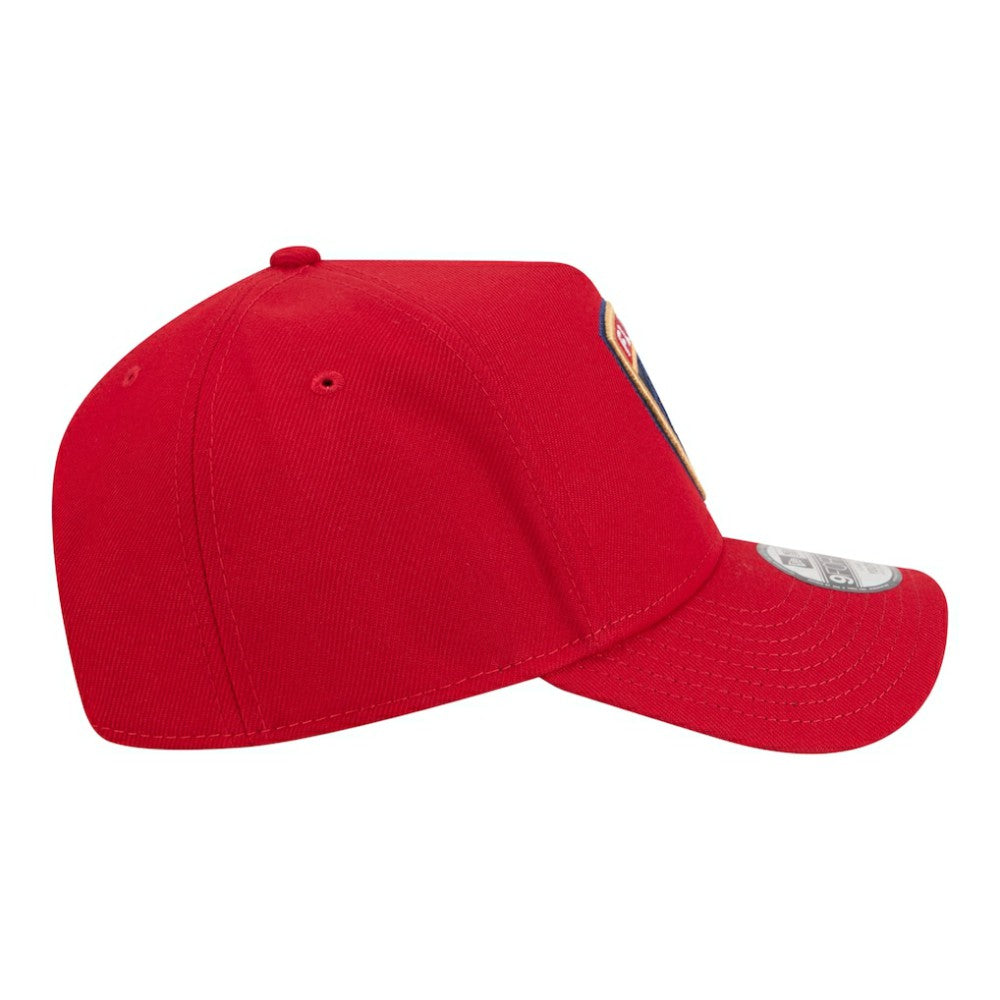 Florida Panthers - New Era Youth 9FORTY A-Frame Adjustable Hat Red