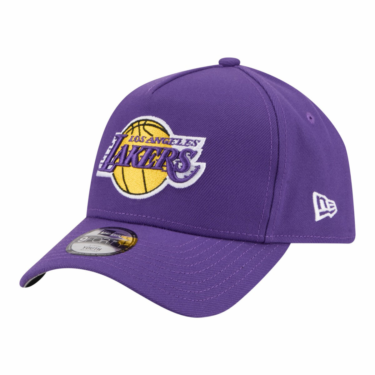 New Era - Los Angeles Lakers Youth 9FORTY A-Frame Adjustable Hat - Purple