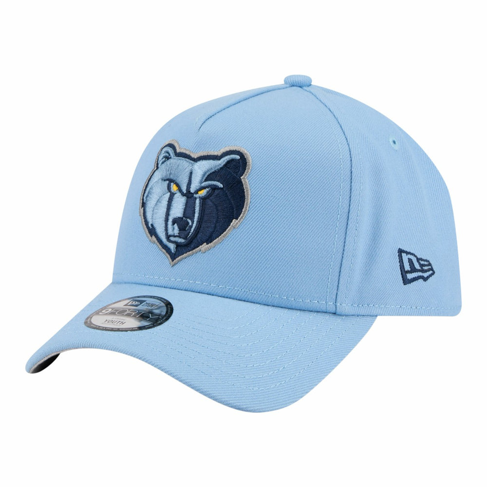 New Era - Memphis Grizzlies Youth 9FORTY A-Frame Adjustable Hat - Light Blue