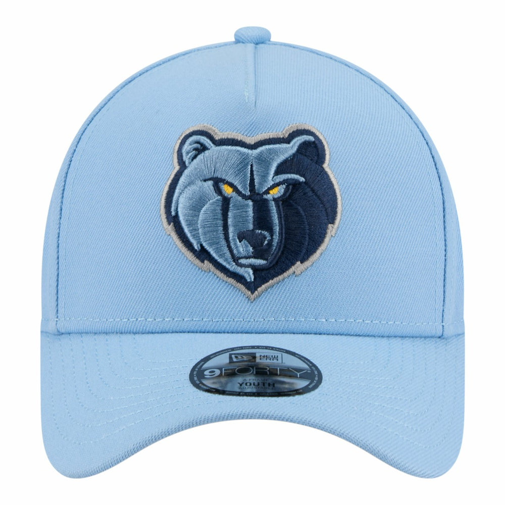 New Era - Memphis Grizzlies Youth 9FORTY A-Frame Adjustable Hat - Light Blue