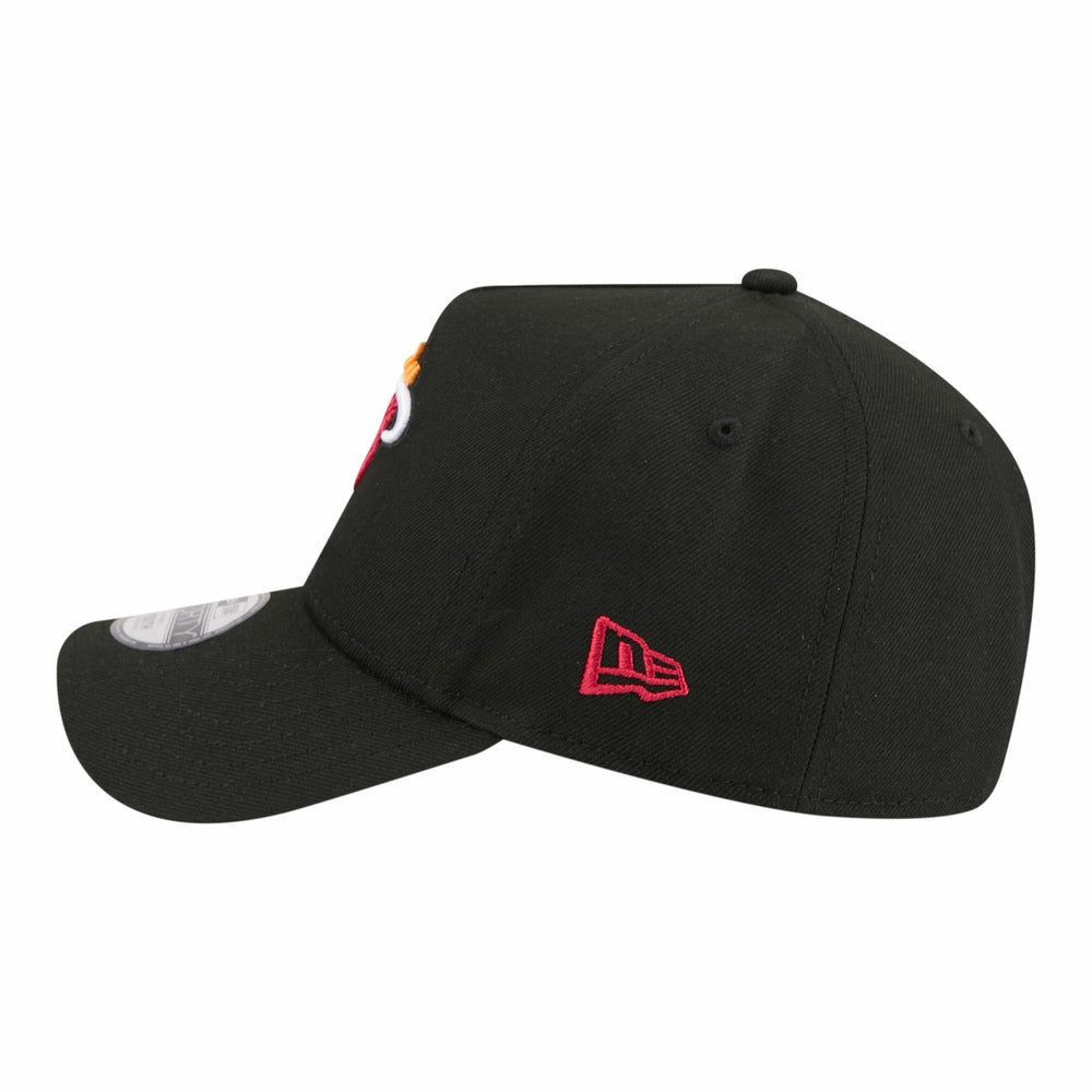 New Era - Miami Heat Youth 9FORTY A-Frame Adjustable Hat - Black