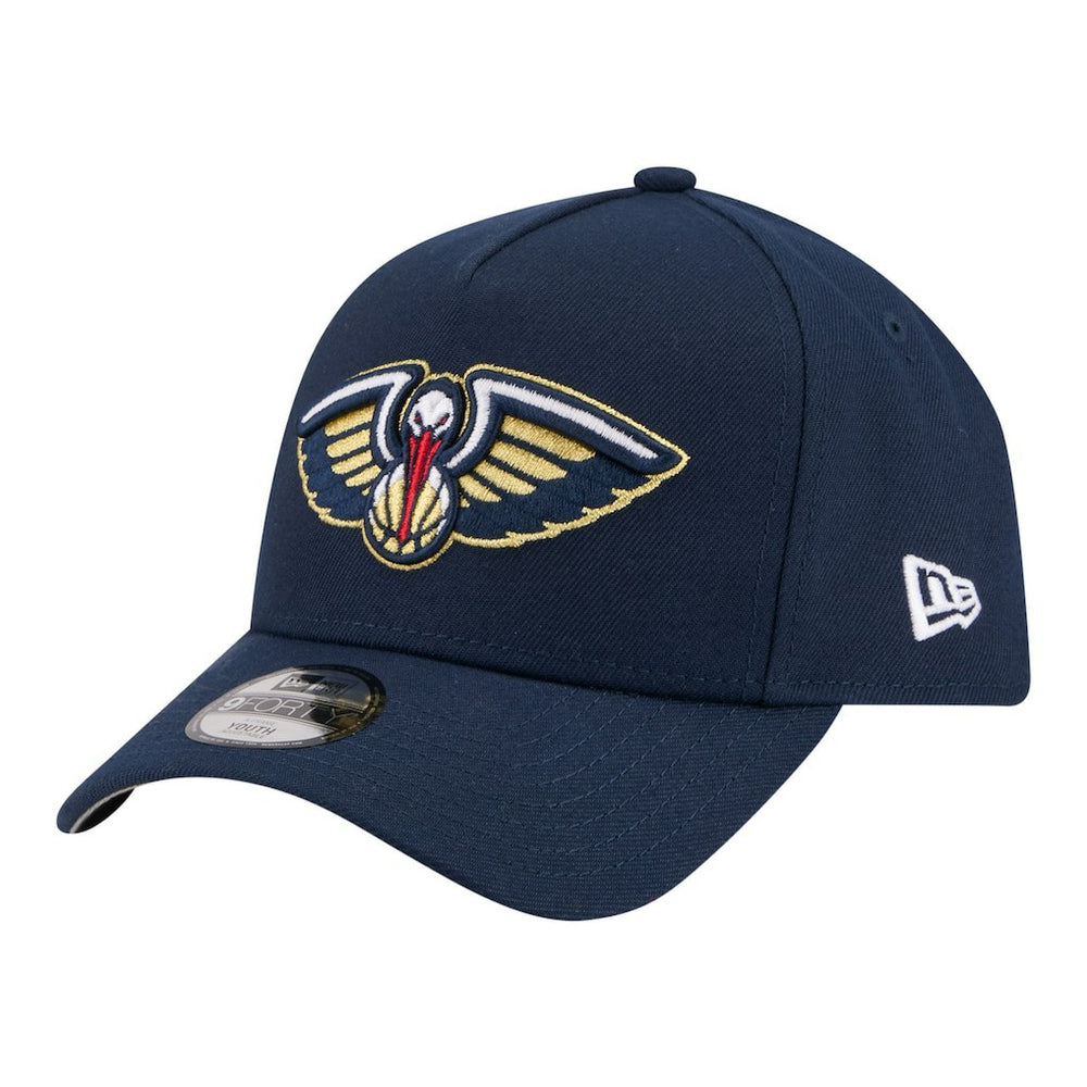 New Era - New Orleans Pelicans Youth 9FORTY A-Frame Adjustable Hat - Navy