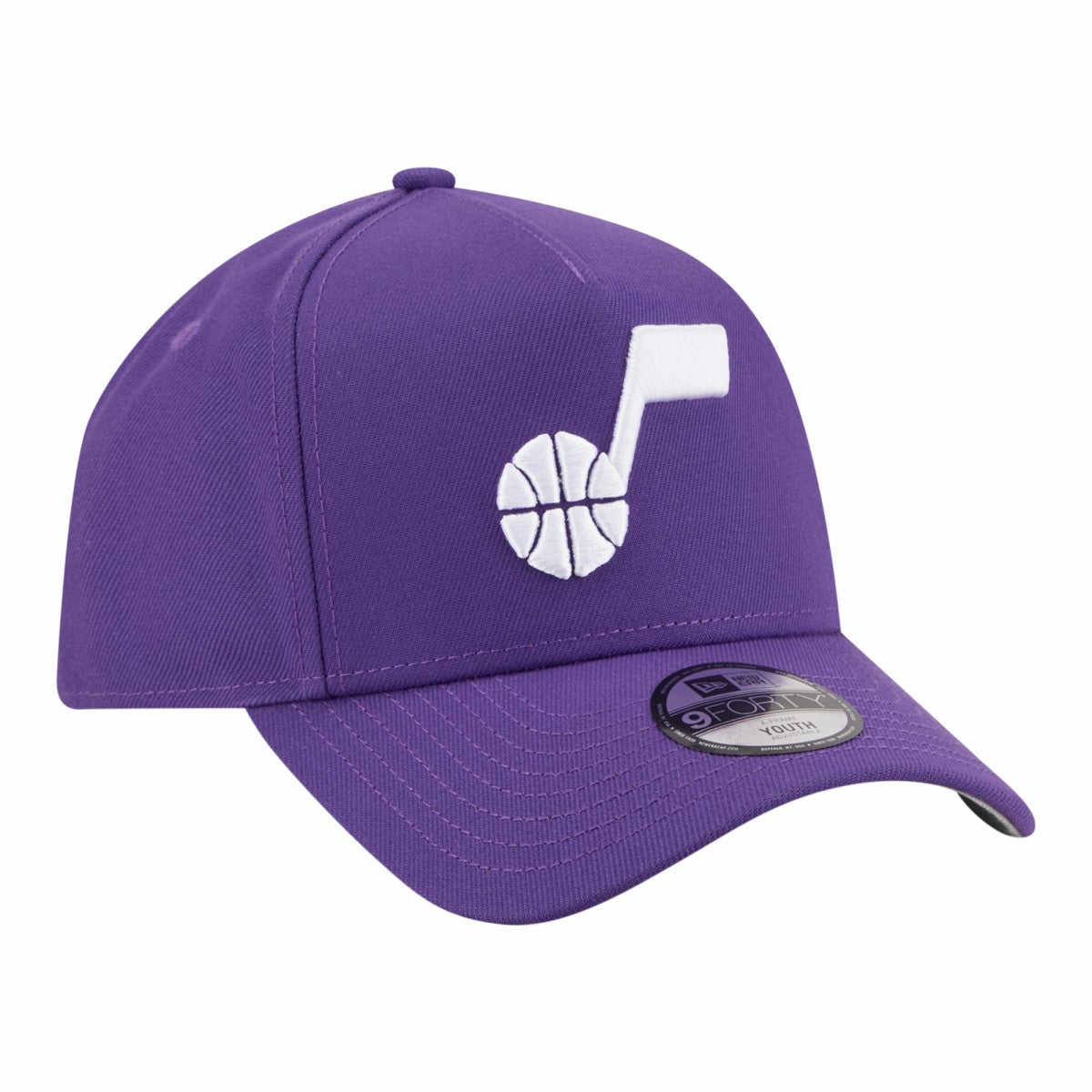 New Era - Utah Jazz Youth 9FORTY A-Frame Adjustable Hat - Purple