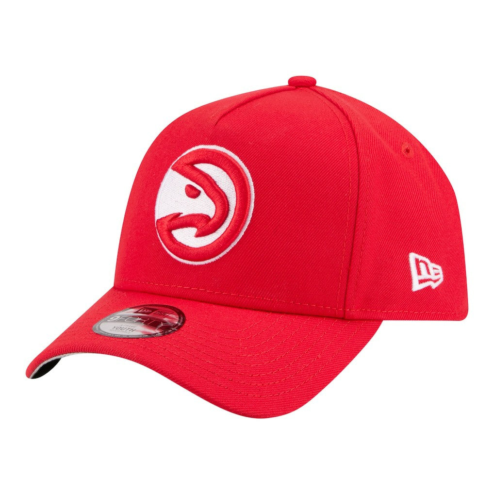 New Era - Atlanta Hawks Youth 9FORTY A-Frame Adjustable Hat - Red