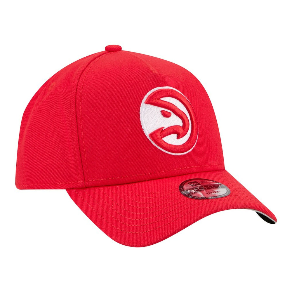 New Era - Atlanta Hawks Youth 9FORTY A-Frame Adjustable Hat - Red