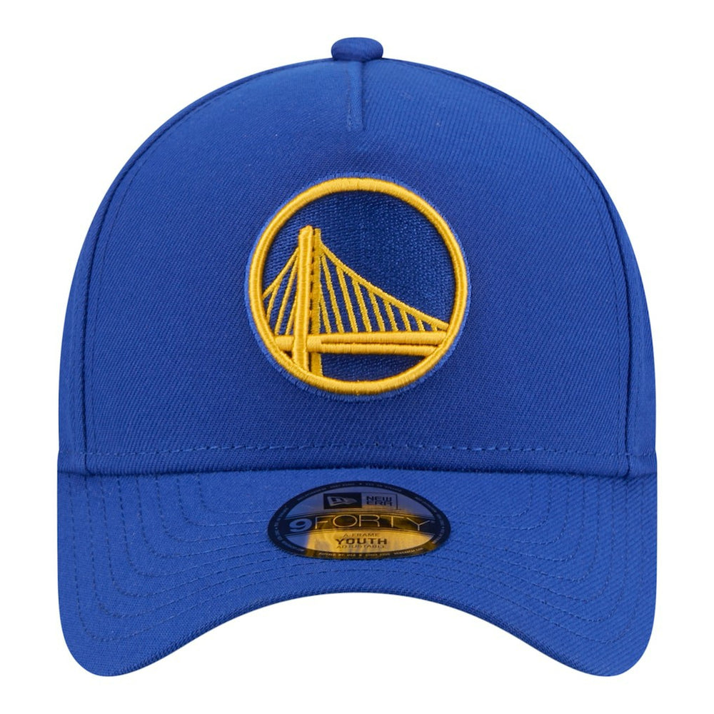 New Era - Golden State Warriors Youth 9FORTY A-Frame Adjustable Hat - Royal