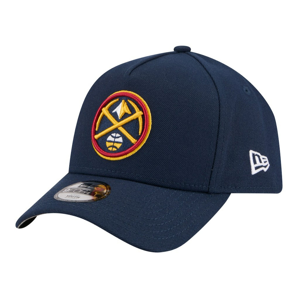 New Era - Denver Nuggets Youth 9FORTY A-Frame Adjustable Hat - Navy