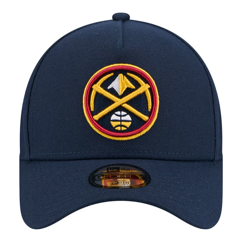 New Era - Denver Nuggets Youth 9FORTY A-Frame Adjustable Hat - Navy