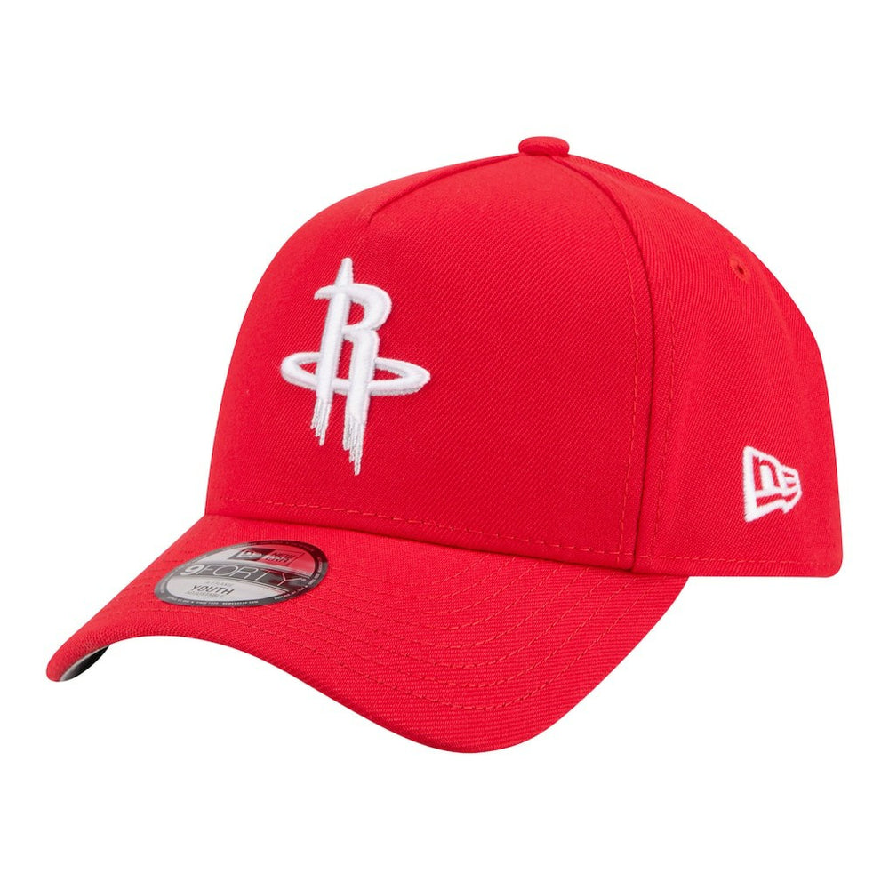 New Era - Houston Rockets Youth 9FORTY A-Frame Adjustable Hat - Red
