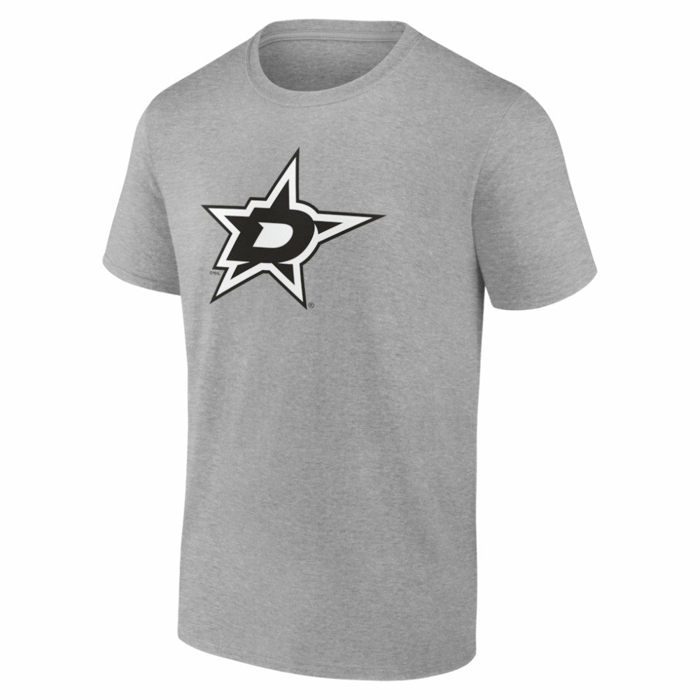 Dallas Stars - Big & Tall Personalized Name & Number Monochrome T-Shirt Gray