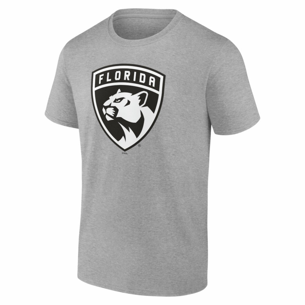 Florida Panthers - Big & Tall Personalized Name & Number Monochrome T-Shirt Gray