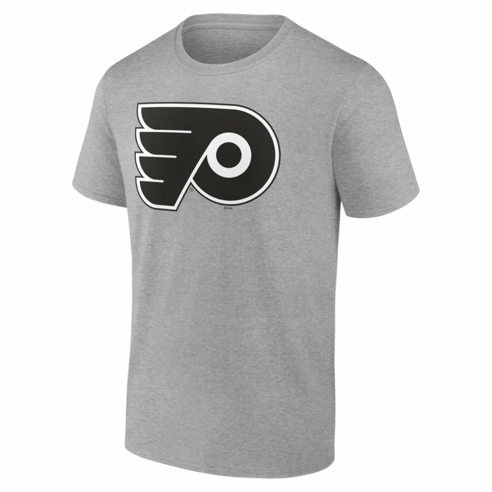 Philadelphia Flyers - Big & Tall Personalized Name & Number Monochrome T-Shirt Gray
