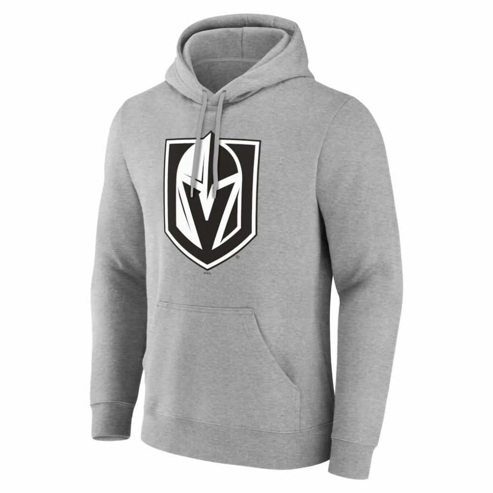 Vegas Golden Knights Big & Tall Personalized Name & Number Monochrome Pullover Hoodie Gray