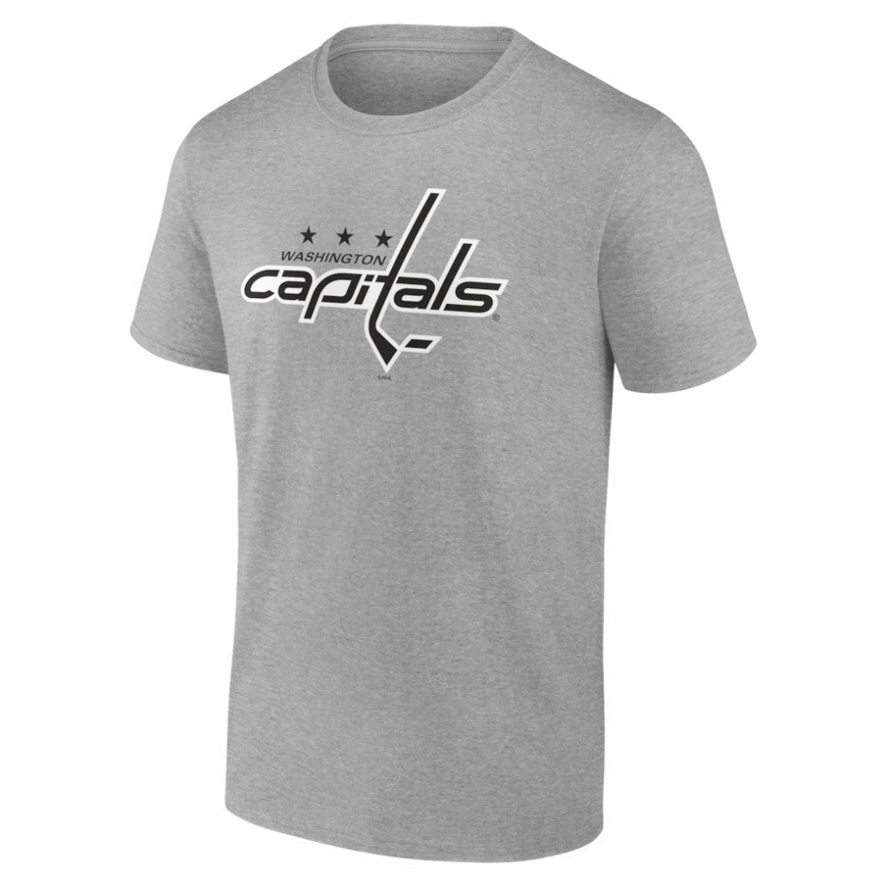 Washington Capitals Big & Tall Personalized Name & Number Monochrome T-Shirt Gray