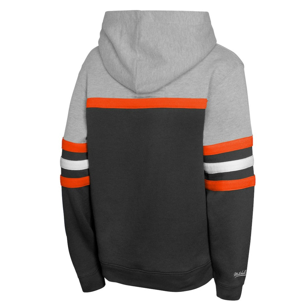 Baltimore Orioles Mitchell & Ness Youth Cooperstown Head Coach Pullover Hoodie Lifestyle