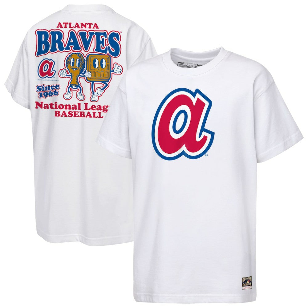 Atlanta Braves Mitchell & Ness Cooperstown Concession T-Shirt Clearance