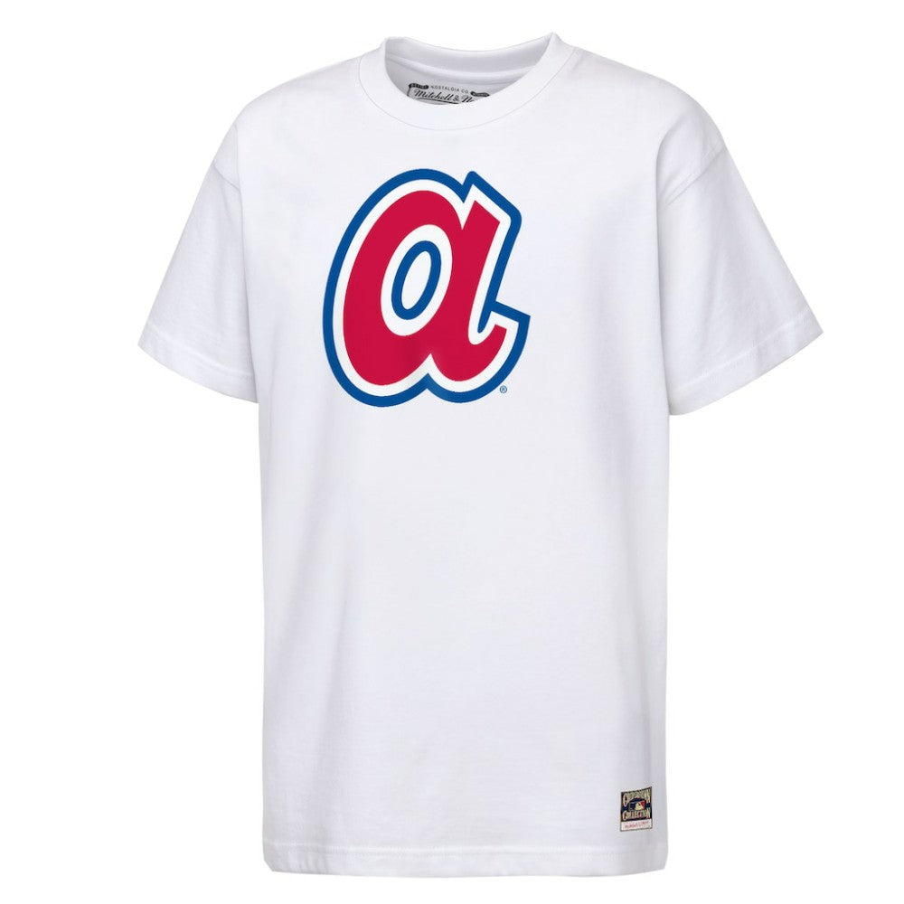 Atlanta Braves Mitchell & Ness Cooperstown Concession T-Shirt Clearance