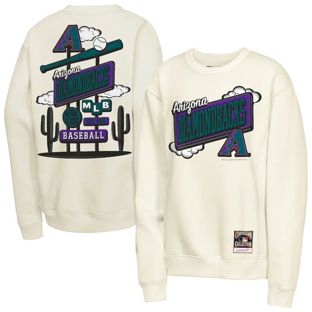 Arizona Diamondbacks Mitchell & Ness Youth Retro Billboard Sweatshirt On Sale