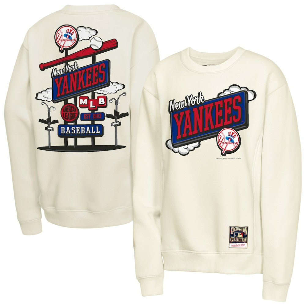 New York Yankees Mitchell & Ness Youth Retro Billboard Sweatshirt Online