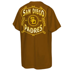 San Diego Padres Mitchell & Ness Youth Cooperstown Rodeo Rope T-Shirt On Sale