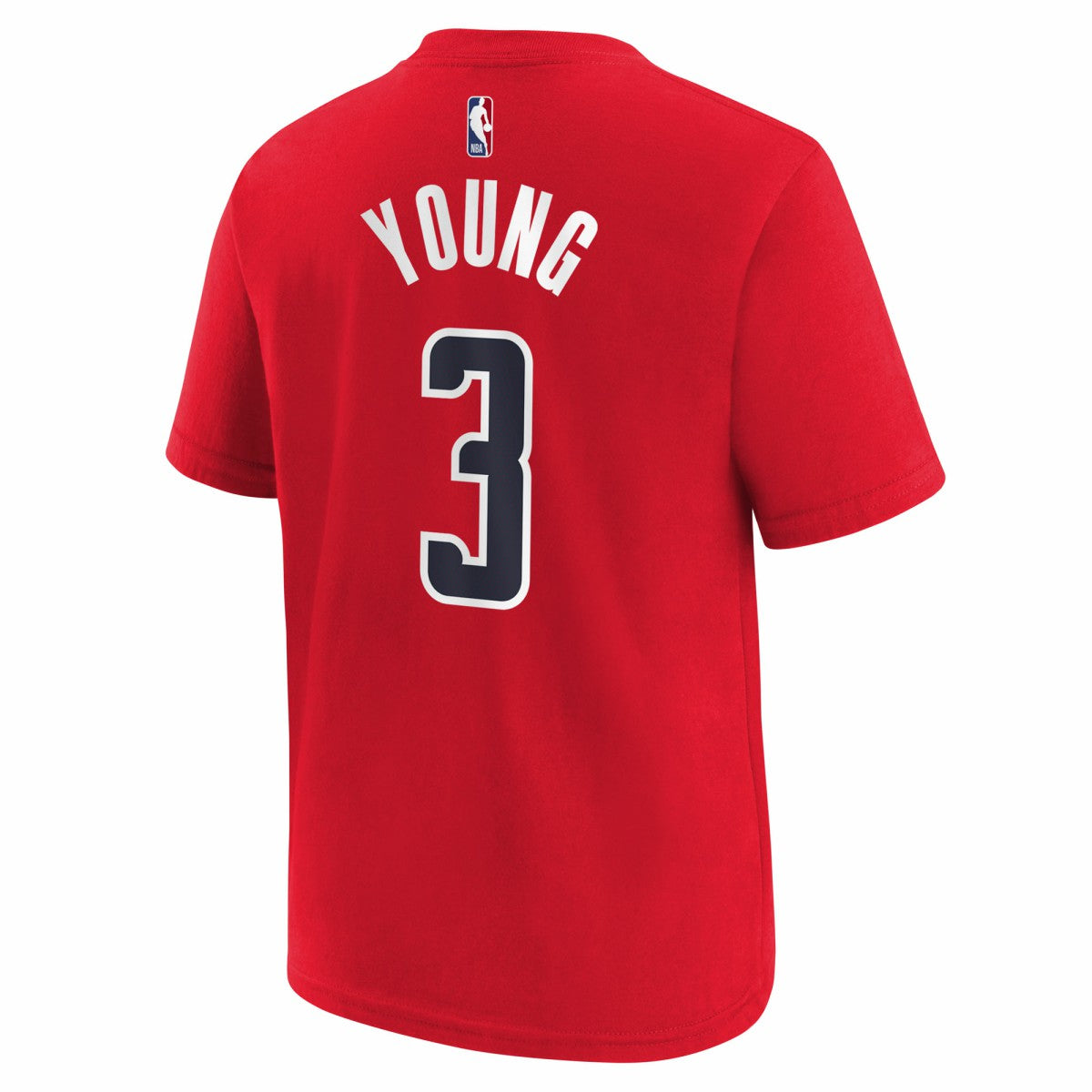 Nike - Trae Young Washington Wizards Youth 2026 Name & Number T-Shirt - Red