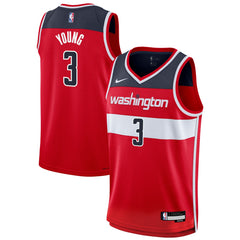 Nike - Trae Young Washington Wizards Youth Swingman Jersey - Icon Edition - Red
