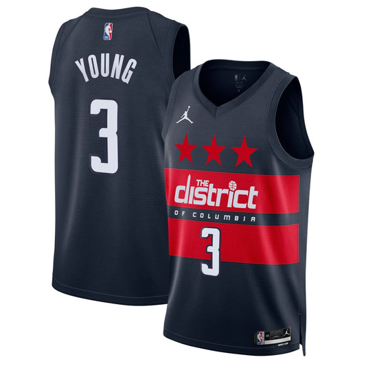 Trae Young Washington Wizards Jordan Brand Unisex Swingman Jersey - Statement Edition - Navy online | NBA Jerseys