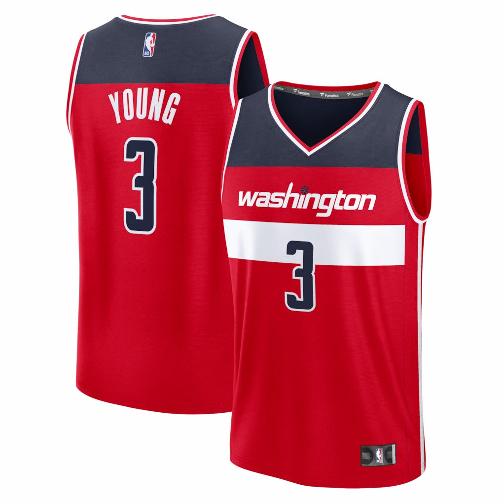Fanatics - Trae Young Washington Wizards Fast Break Jersey - Icon Edition - Red