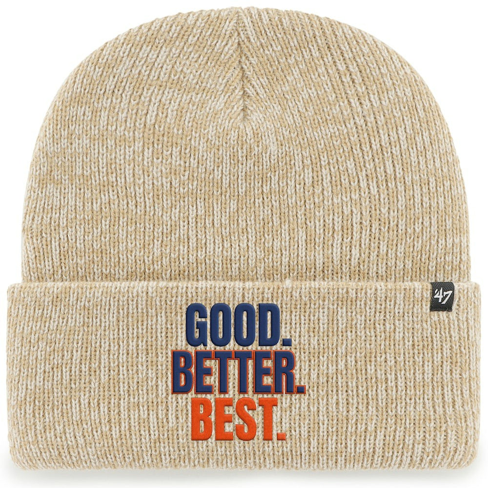 Chicago Bears '47 Good. Better. Best. Cuffed Knit Hat Khaki - 47 brand