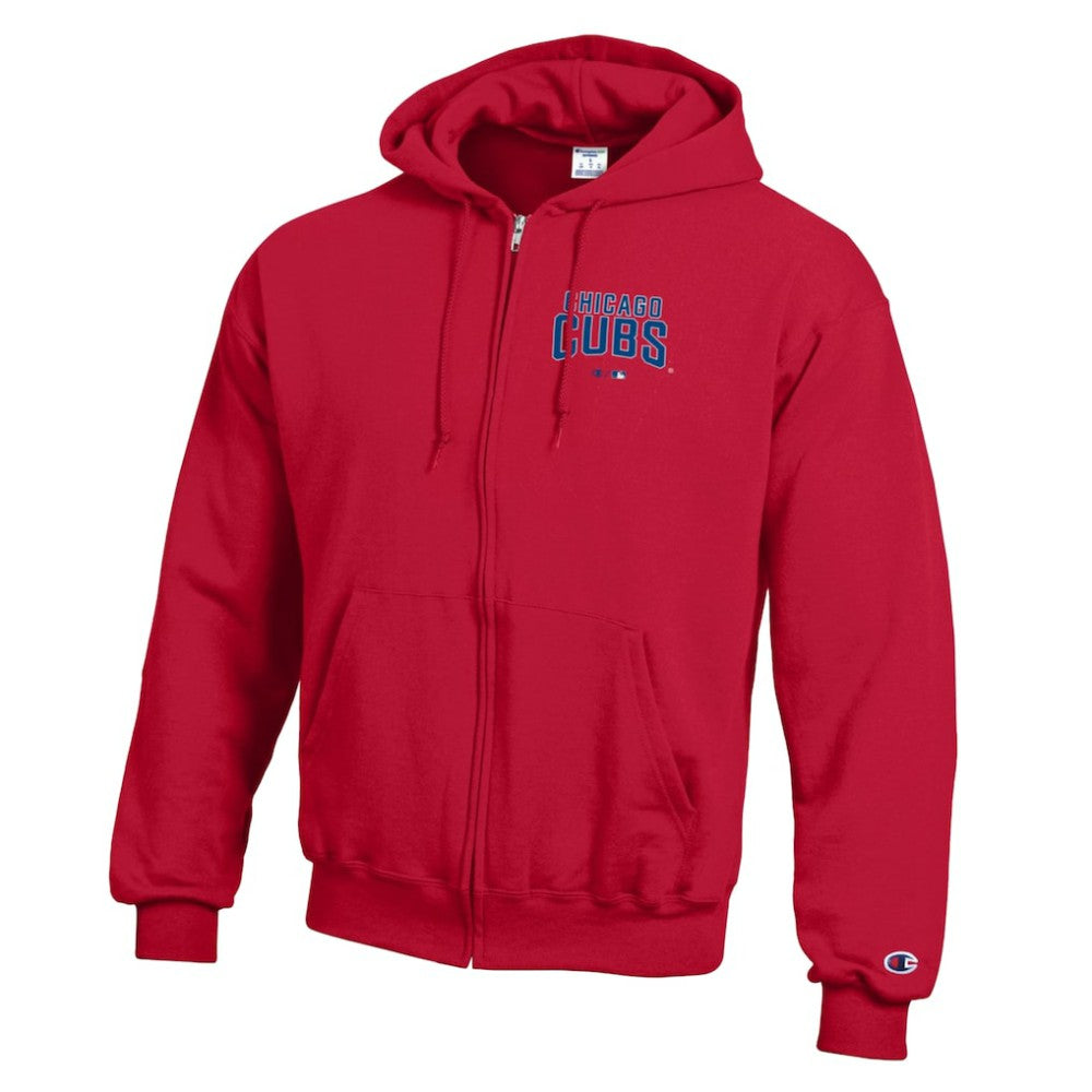 Chicago Cubs Champion Eco Powerblend Full-Zip Hoodie Lifestyle