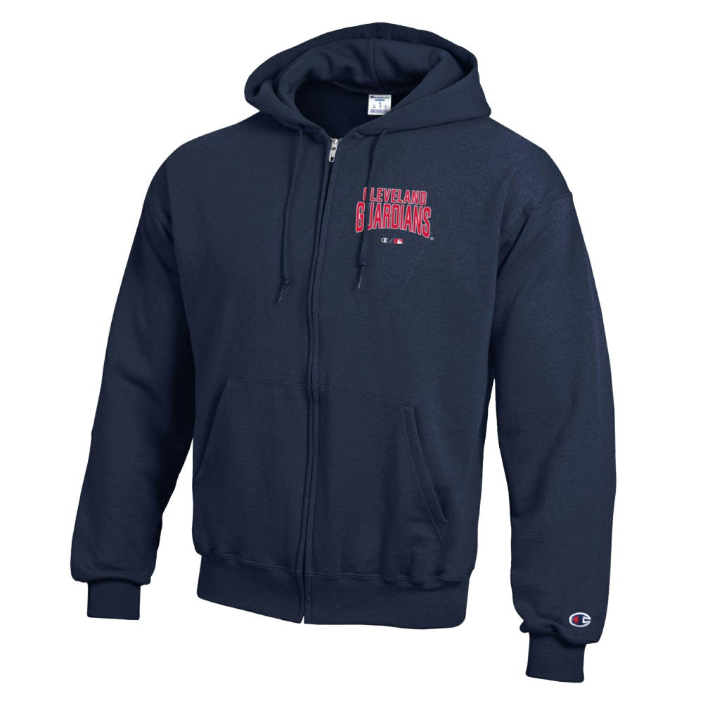 Cleveland Guardians Champion Eco Powerblend Full-Zip Hoodie Sale