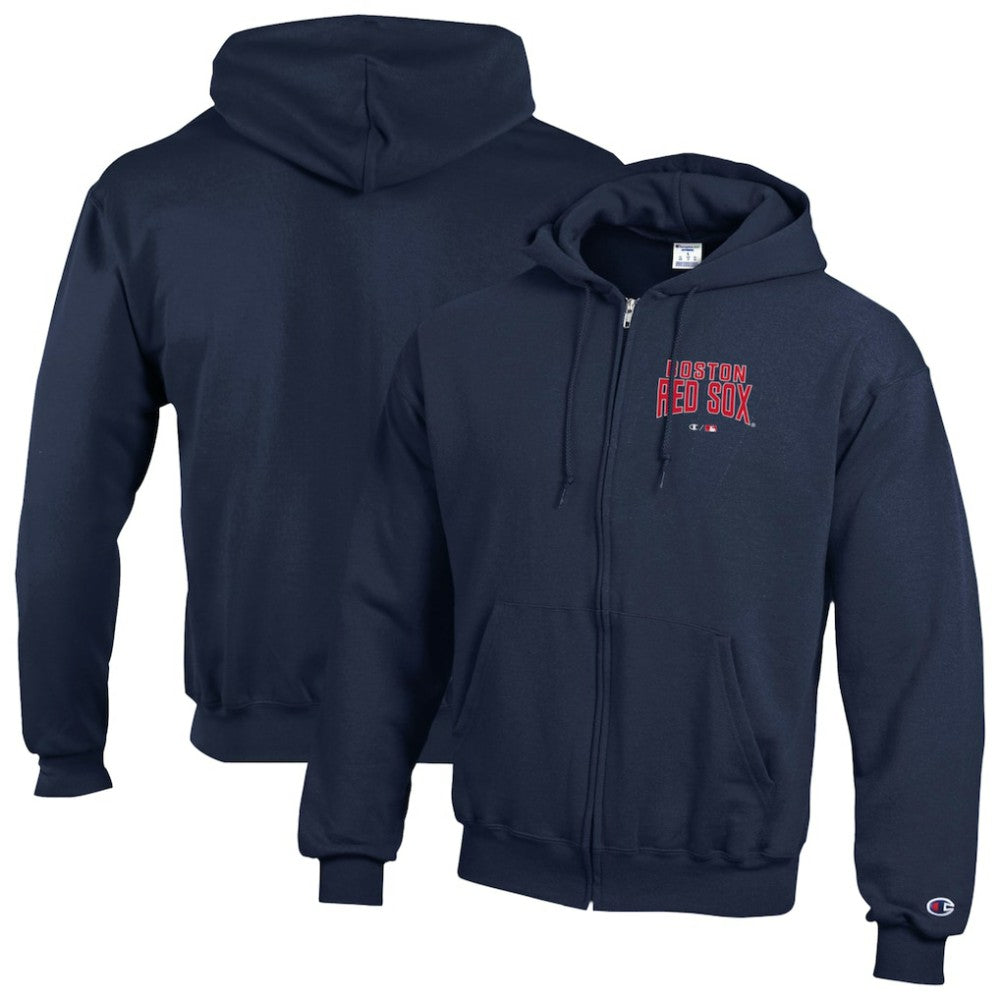 Boston Red Sox Champion Eco Powerblend Full-Zip Hoodie On Sale
