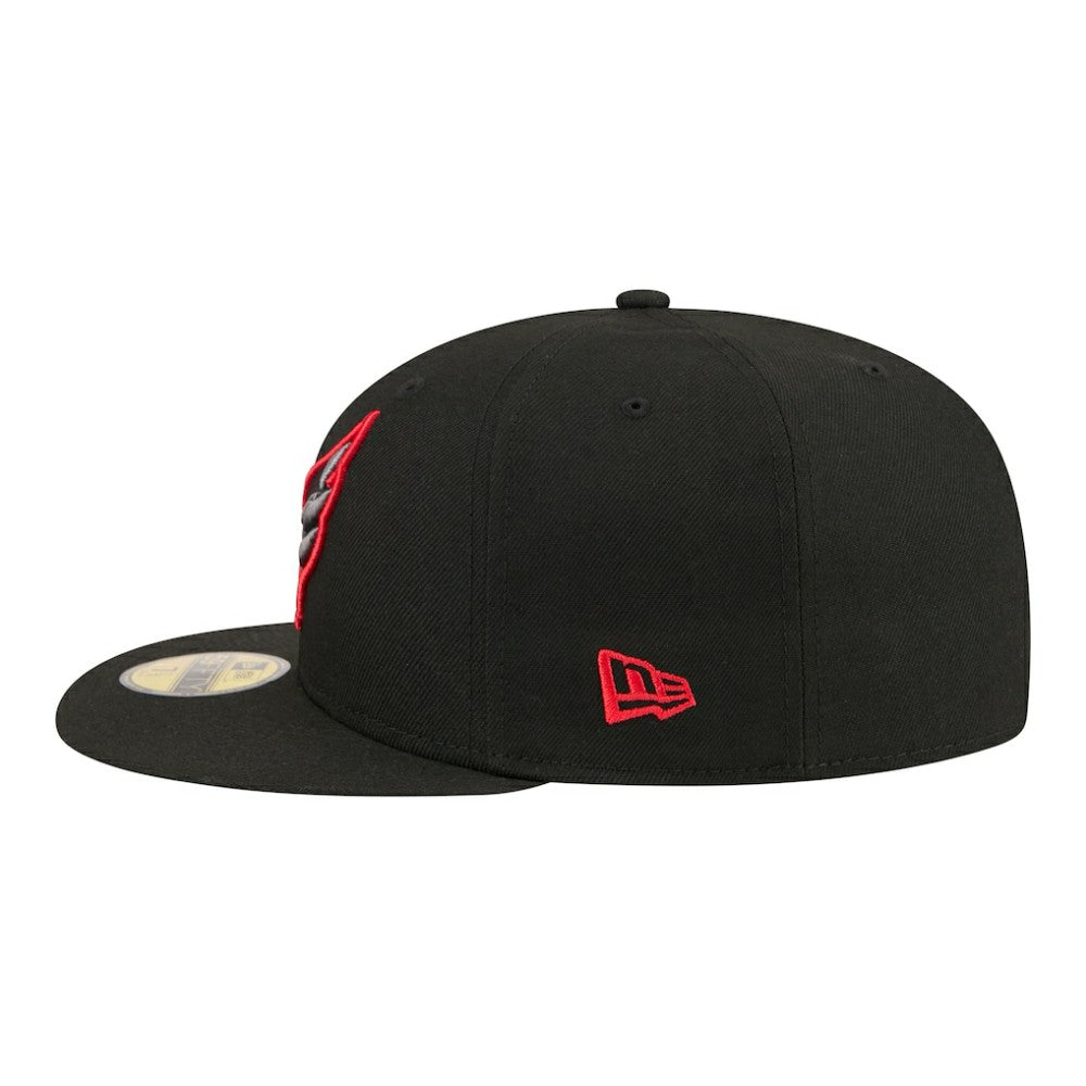 Washington Capitals New Era Color Pop 59FIFTY Fitted Hat Black