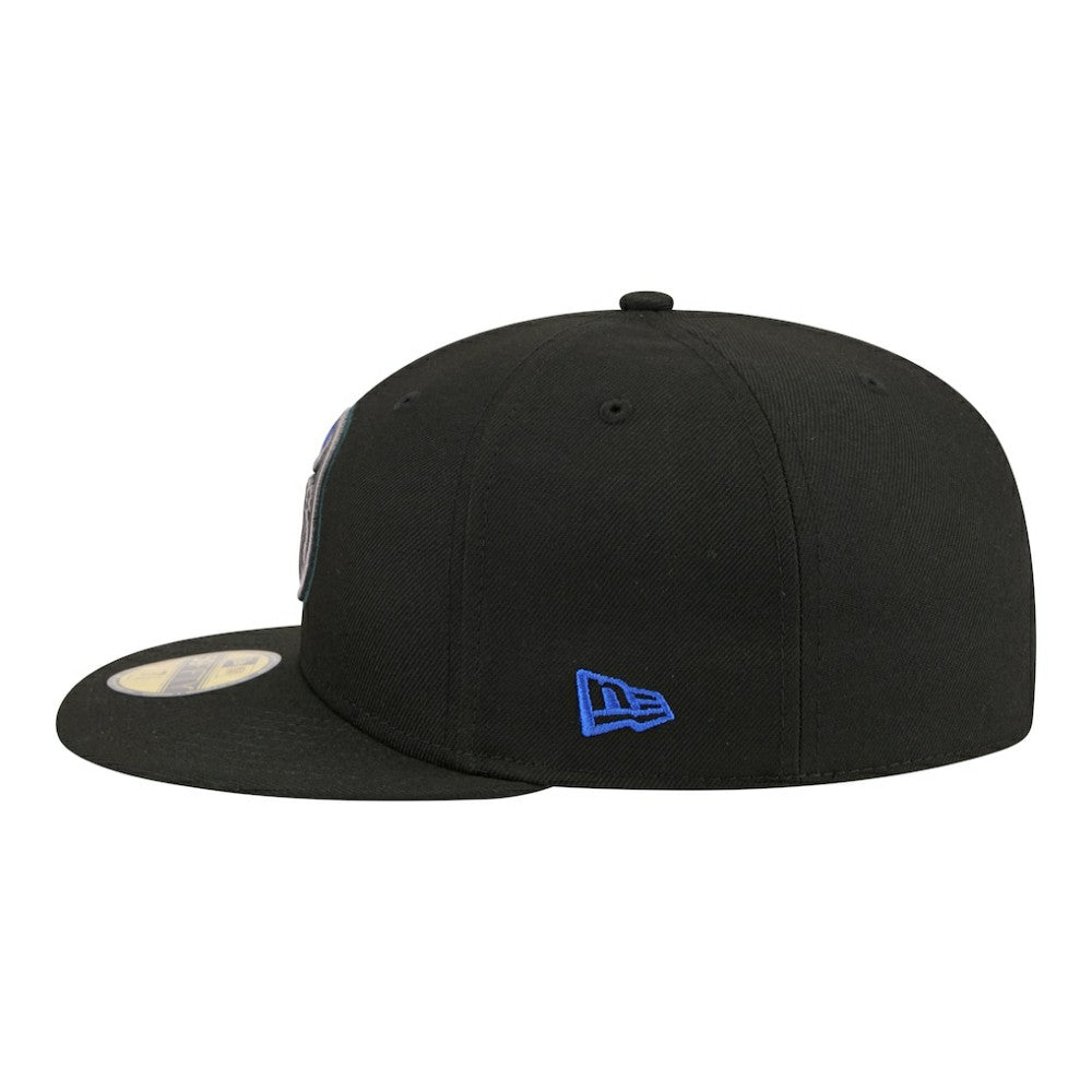 Edmonton Oilers - New Era Color Pop 59FIFTY Fitted Hat Black