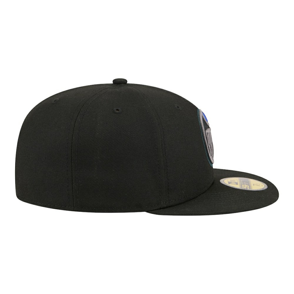 Edmonton Oilers - New Era Color Pop 59FIFTY Fitted Hat Black