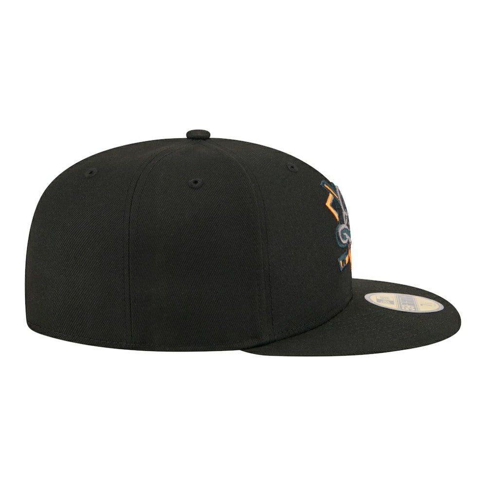 Anaheim Ducks - New Era Color Pop 59FIFTY Fitted Hat Black