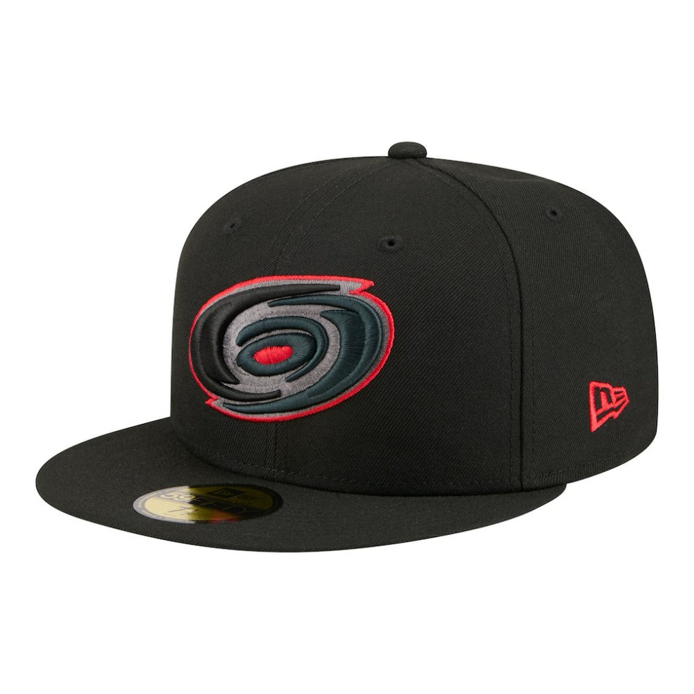 Carolina Hurricanes - New Era Color Pop 59FIFTY Fitted Hat Black