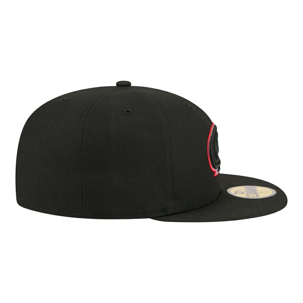 Carolina Hurricanes - New Era Color Pop 59FIFTY Fitted Hat Black