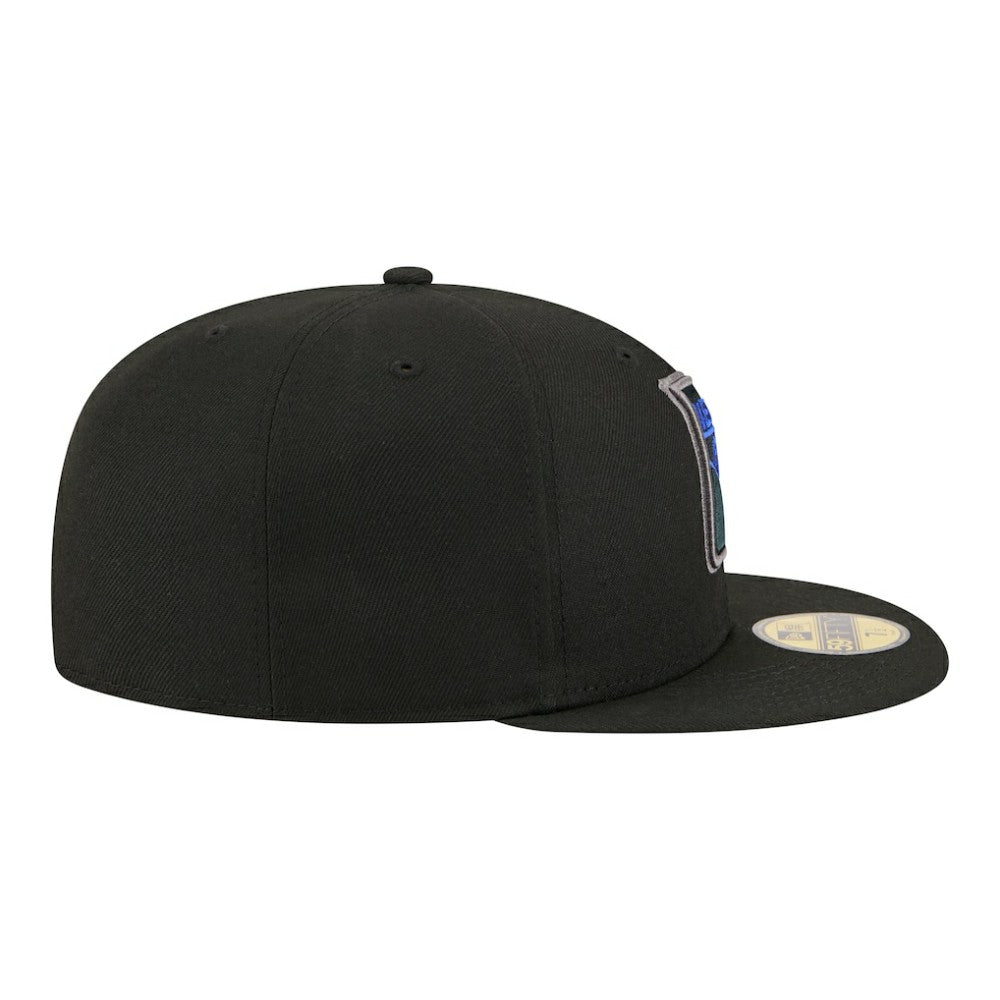 New York Rangers New Era Color Pop 59FIFTY Fitted Hat Black