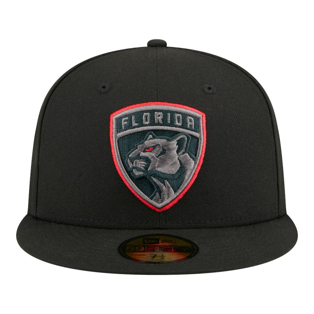 Florida Panthers - New Era Color Pop 59FIFTY Fitted Hat Black