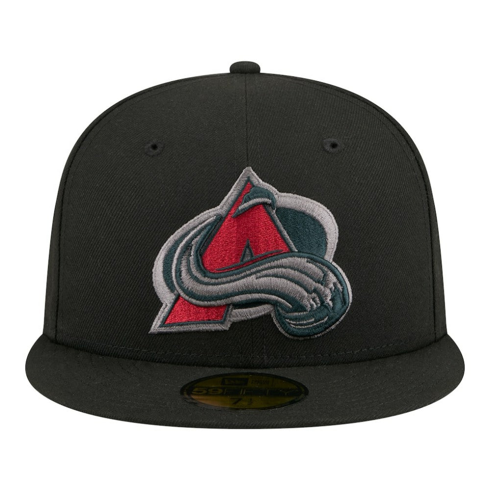 Colorado Avalanche - New Era Color Pop 59FIFTY Fitted Hat Black