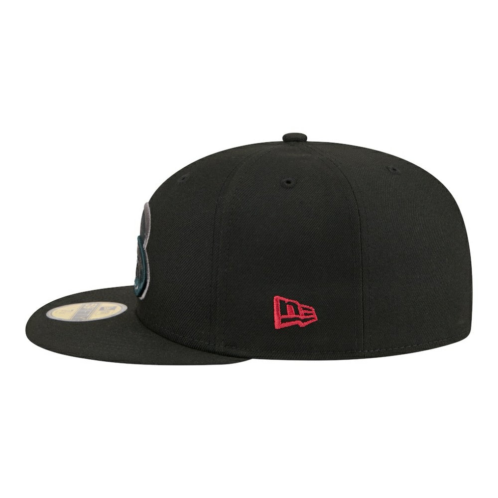 Colorado Avalanche - New Era Color Pop 59FIFTY Fitted Hat Black