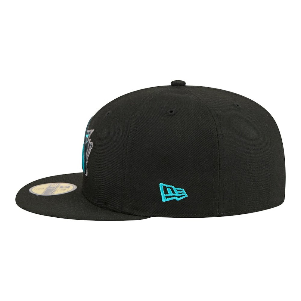 San Jose Sharks - New Era Color Pop 59FIFTY Fitted Hat Black
