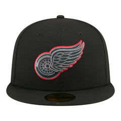 Detroit Red Wings - New Era Color Pop 59FIFTY Fitted Hat Black