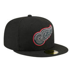 Detroit Red Wings - New Era Color Pop 59FIFTY Fitted Hat Black