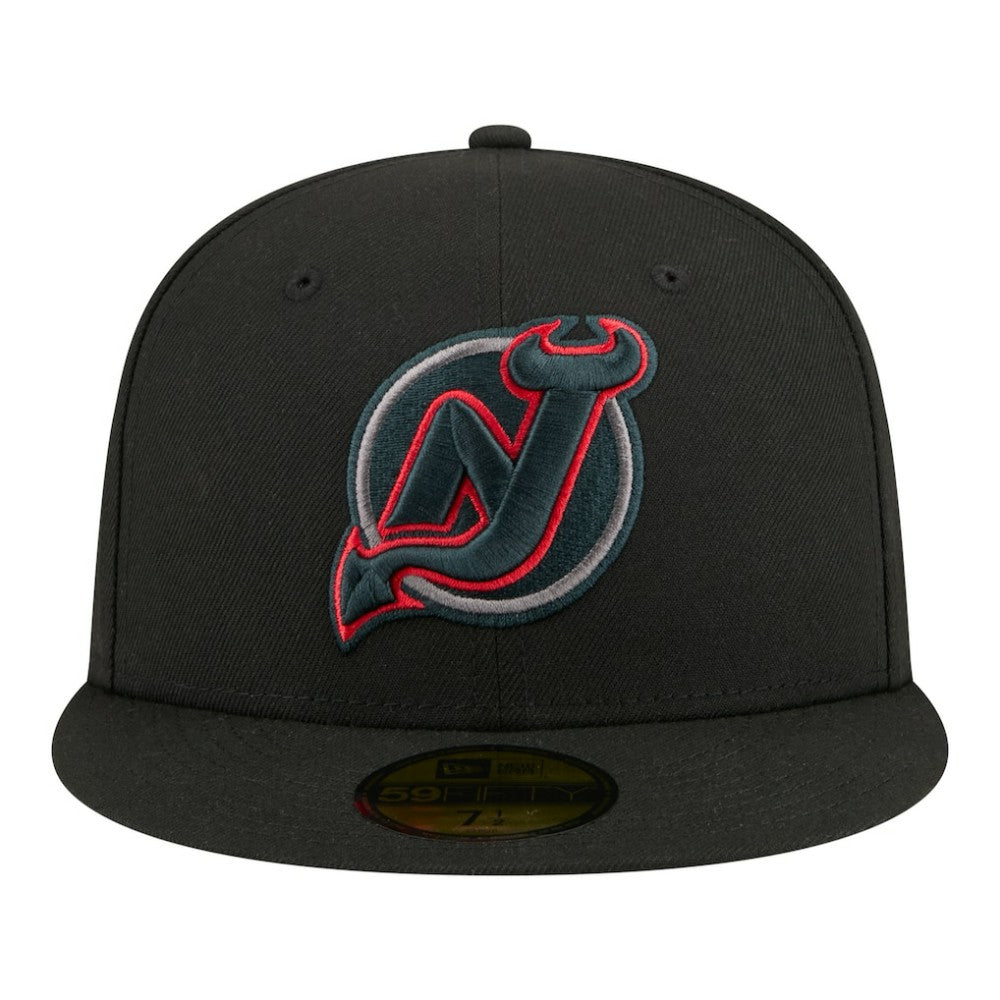 New Jersey Devils - New Era Color Pop 59FIFTY Fitted Hat Black