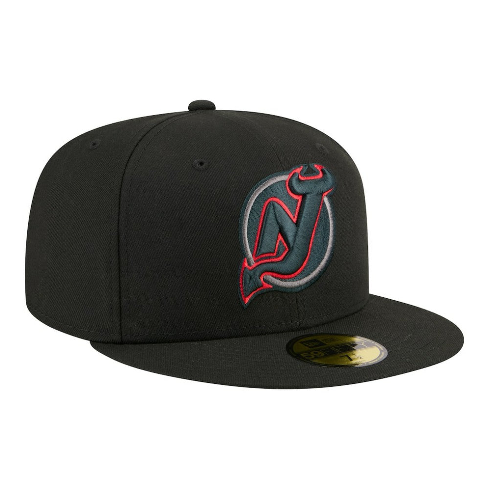 New Jersey Devils - New Era Color Pop 59FIFTY Fitted Hat Black