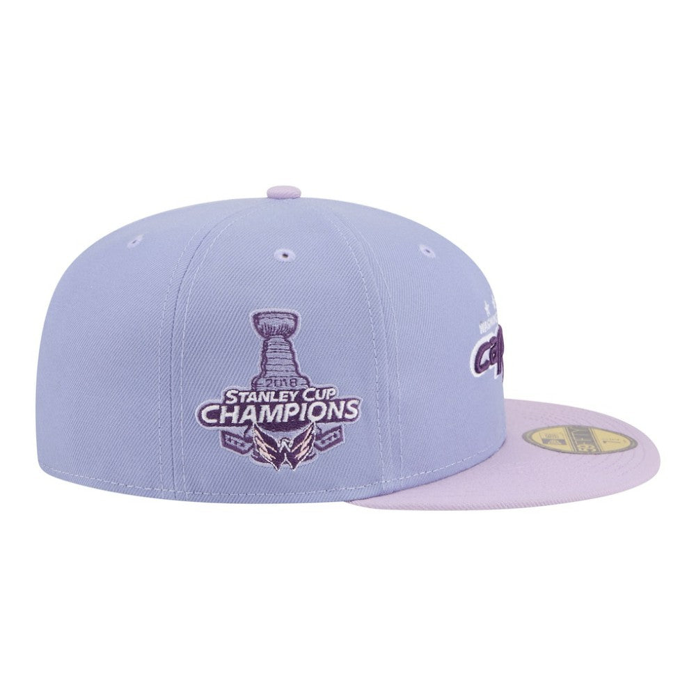 Washington Capitals New Era Lavender Bloom 59FIFTY Fitted Hat Purple/Light Purple